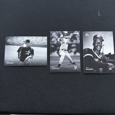 2025 Topps Black & White (3) Card Legends Lot Santana, Wagner , Mcgriff