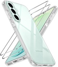 Case For Samsung Galaxy S26 FE Shockproof Clear GEL Phone Cover & 2 Screen Glass