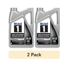 (2 pack) Mobil 1 Advanced 5W-20 Full Synthetic Oil, Extends Engine Life, 5 Quart 44.75 per gallon