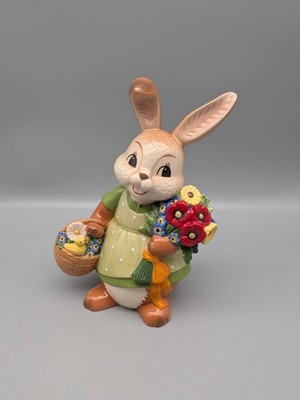 Goebel Osterhase '' Ein Blumengruß '' | 24cm hoch