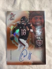 2025 Topps Signature Class Caleb Williams Auto Orange Chrome 49/50 Chicago Bears