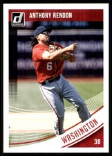 Anthony Rendon 2018 Donruss #58 Nationals MLB READ FREE SHIPPING AutographDen
