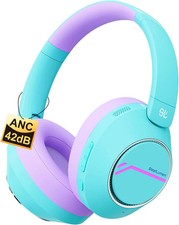 Kids Active Noise Cancelling Headphones Bluetooth 5.4 Wireless Safe Volume Mic
