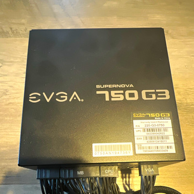 EVGA SuperNOVA 750 G3 750W 80+ Gold Modular ATX PSU 220-G3-0750