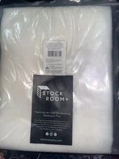 Stockroom Plus Replacement Adjustable Fiberglass Window Screen Mesh Off White