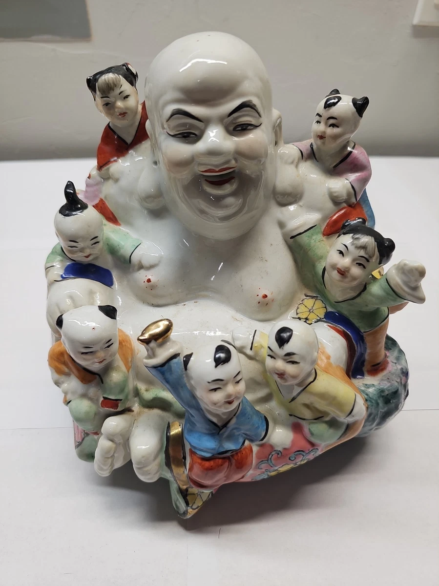 25+ Buddha With Children In Antique Chinese Figurines & Statues