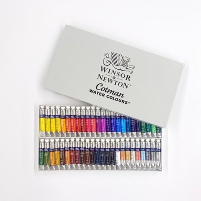 Winsor & Newton Pro Watercolor 48 Colors Set 5ml Tubes Artist Grade UK F/S NEW