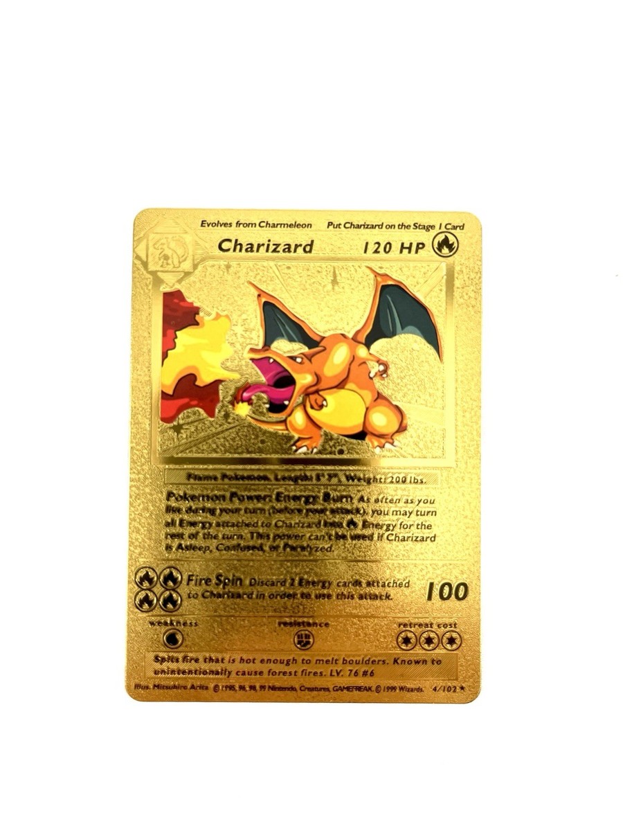 Pokemon gold foil fan art cards. Sold Individually In Clear Protective Sleeve. Pokemon gold foil fan art cards. Sold Individually In Clear Protective Sleeve.