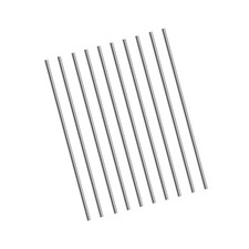 Unifizz 304 Stainless Steel Round Rod, 4mm x 80mm Solid Shaft Rods Lathe Bar ...