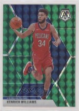 2019-20 Panini Mosaic Green Prizm Kenrich Williams #176 0a3