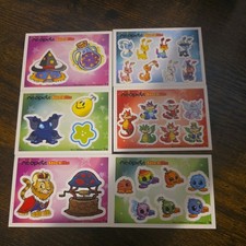 2008 Enterplay NEOPETS Fun Pack Trading Card StickIts Stickers 9 included.