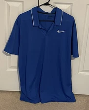 Nike Golf Polo Dry-Fit XL Royal Blue Standard Fit
