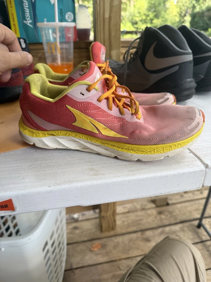 Zapatillas deportivas Altra Rivera 2 talla 10,5 para mujer rosa/amarillo Foto 2 de 4
