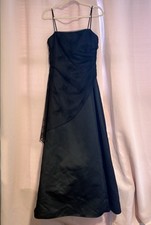 90s / Y2K Black Sparkly Butterfly Whimsigoth Fairy Formal Maxi Dress size small