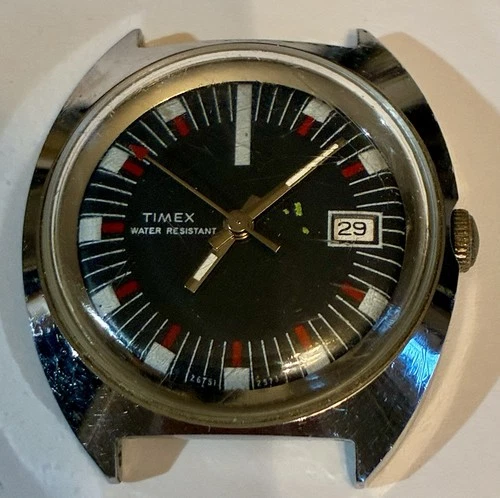 Timex Mens Vintage Running Mechanical Watch