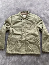 Taylor Stitch Sherpa Lined Watts Jacket in Olive Green Men 40 Medium NWOT