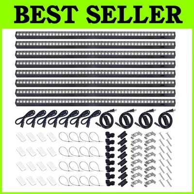 Plug and Play LED Grow Light Strip - 8 Pack**