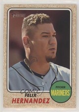 2017 Topps Heritage High Number SP Felix Hernandez #408 8k4