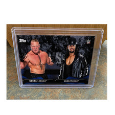 Topps Rivalries WWE Brock Lesnar vs Undertaker #10 Wrestling Sports Trading Card