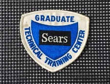 Vintage SEARS TECHNICAL TRAINING CENTER GRADUATE Automotive Logo Sew-On Patch