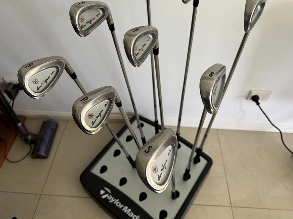 BEN HOGAN GOLF BH-5 CAVITY RH IRON SET 3-SW APEX 3 REGULAR FLEX STEEL USED BH 5 - image 3 of 4