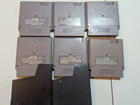 NES 6 game lot, super C, battletoads, return of the joker, totally rad, and more