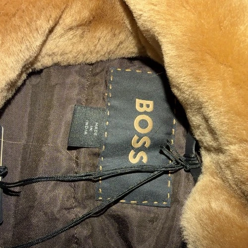 HUGO BOSS $1800 BOSS Mury Down Fill Leather Jacket 46R - BROKEN ZIPPER - NWT image 15