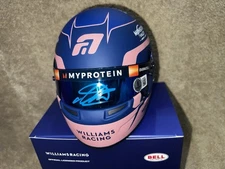 Alex Albon Signed Official 1:2 Mini Helmet 2024 Season Williams Star Beckett #2