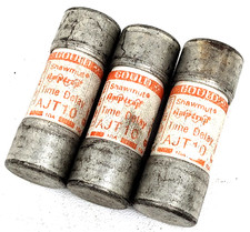 Lot of 3 - AJT10 Gould 10 Amp Fuse Class J - Next Day Option