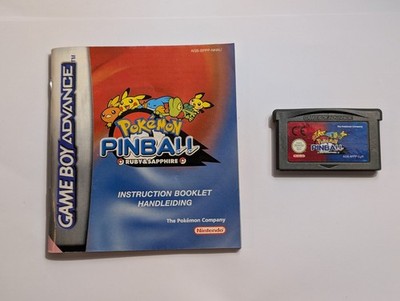 Pokémon Pinball: Rubin & Saphir Edition für Gameboy Advance mit Anleitung