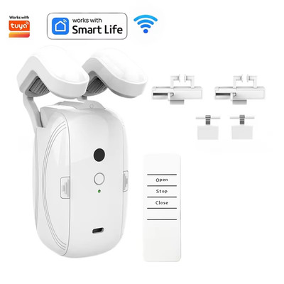Smart Automatischer Gardinenöffner Fernbedienung App Timer Stimme