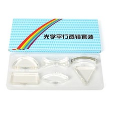 Prism Triangulaire Demi-Circulaire Rectangle Concave Convexe Lentille Physics