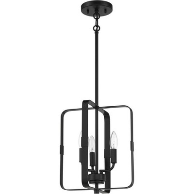 Craftmade 56033-FB Stowe 3 Light 12 inch Flat Black Foyer Light Ceiling Light