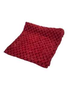 Foulard GUCCI soie rouge imprimé intégral femme