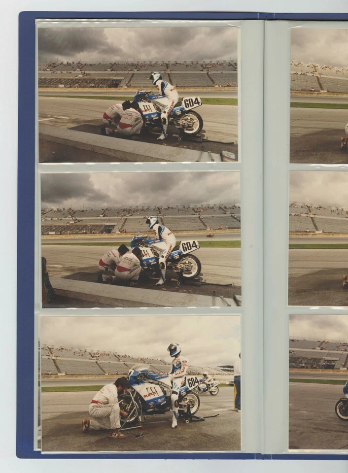 Photo Albums Snapshots 1987 Daytona 200 Motorcycle MotoGP SuperBike Race Suzuki - Image 2 of 4