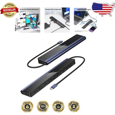 Ultimate Thunderbolt 3/4 Hub: 12-in-1 Docking Station with 2 HDMI & 6 USB Ports