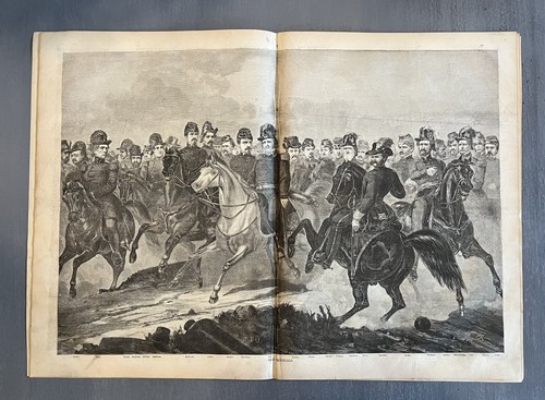 Miglior giornale completo originale 1861-1865 illustrato guerra civile SETTIMANALE DI HARPER - Foto 7 di 11