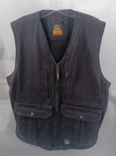Berne Vest Men's Size: Large Black Workwear CCW  Concealed Carry
