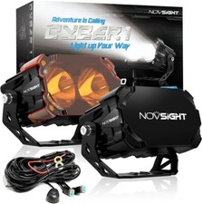 NOVSIGHT 4.5" LED Pod Spot Beam Luces Todo Terreno para Camión UTV Jeep Camping Lámpara
