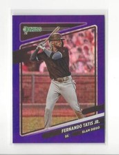 2021 Donruss Variation Holo Purple #71 Fernando Tatis Jr. (Slam Diego) Padres