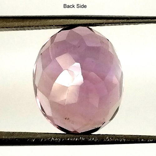 6.25 Carat Natural Brazilian Purple Amethyst Oval Cut Faceted Gemstone 12X10 mm - Picture 6 of 6