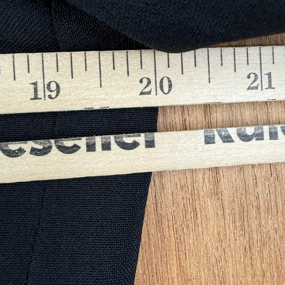 Esmoquin After Six para hombre 38R chal negro solapa 1 botón 100 % lana 34x26 plisado años 50 Foto 3 de 4