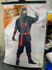Ninja Warrior Teen Costume New