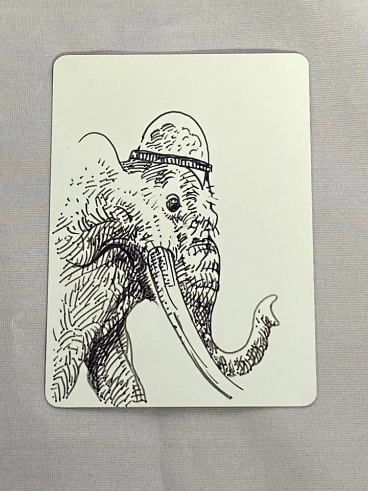 MTG Toy Boat Artist Proof Sketch and Signature Signed Grant-West - Image 2 of 2