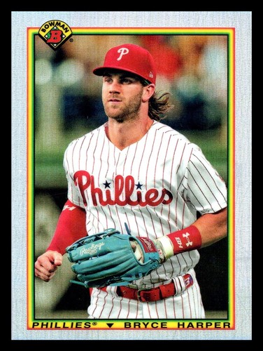 Bryce Harper 2020 Bowman Chrome 1990 Bowman Refractor #90B-BH Phillies