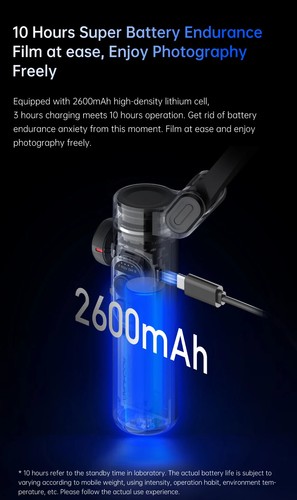 3-axis Handheld Gimbal Stabilizer for IPhone Android Facial Intelligent Tracking - Picture 11 of 19