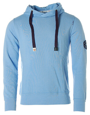St. Moritz Herren Sweatshirt Hoodie Kapuze The Worlds´s Best Sailors Sky M K5685