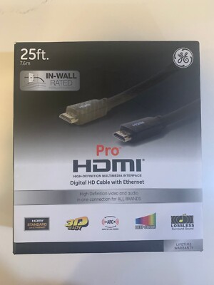 HDMI Pro Digital HD Cable with Ethernet 25ft 38694