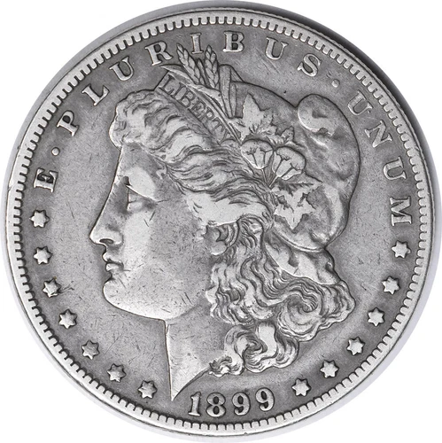 1899-o Vam 4 Morgan Dollar Micro o EF Uncertified