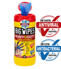Big Wipes 80  Red Top 4x4 Quad Heavy-Duty Large Hand Cleaning Wipes